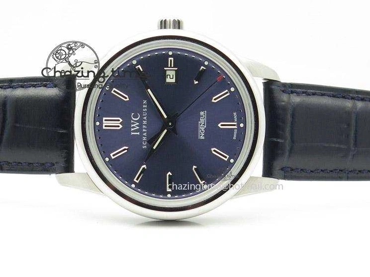 MIROTIME 0728 UrbanChic Ingeniuer St.Laurens SS Blue Dial MK 1:1 Best Edition On Black Leather Strap A 7366